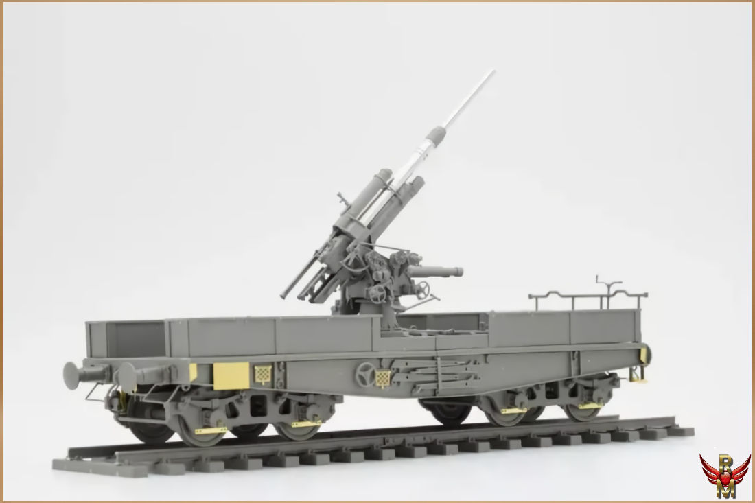 Border Model German 88mm Gun Flak 36 w/SSys Wagon