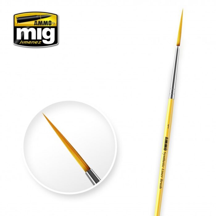 Rowasp ModelbouwAMMO 8591 SYNTHETIC LINER BRUSH NO. 1 - Rowasp Modelbouw