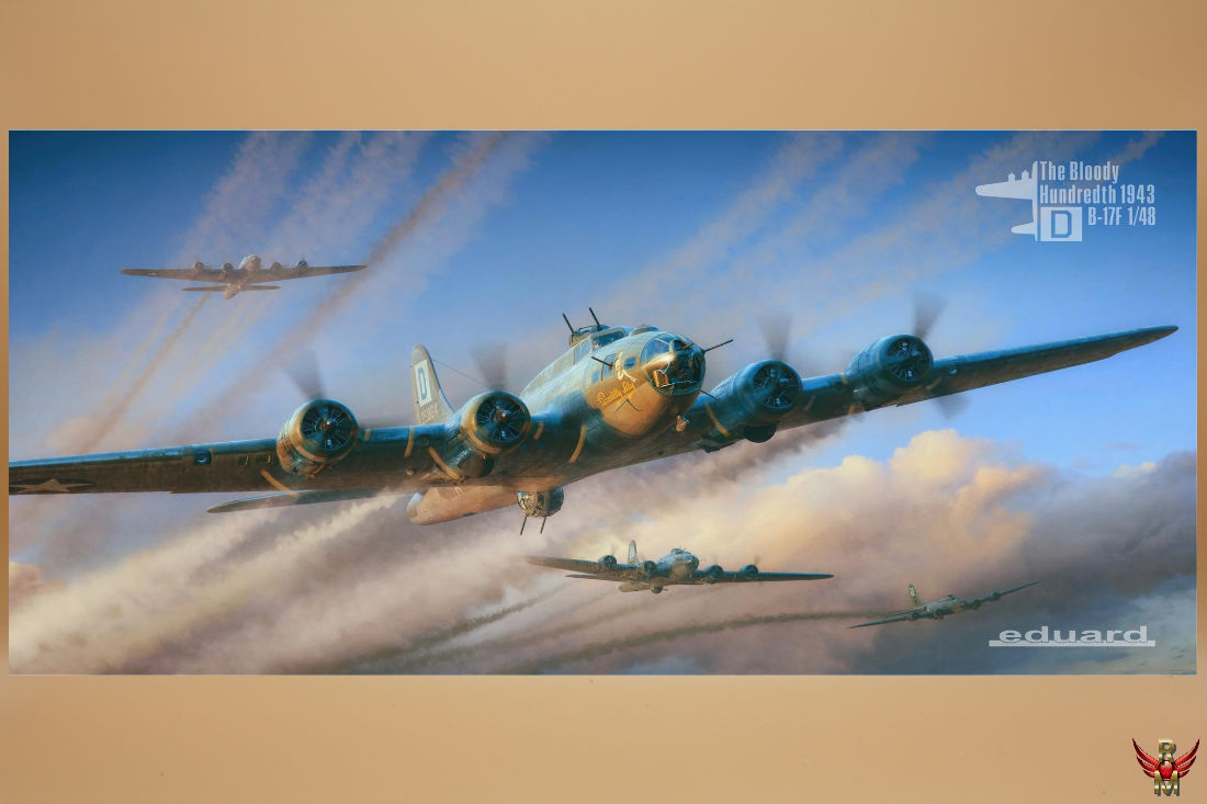 Rowasp ModelbouwEduard 1/48 The Bloody Hundredth 1943 B-17F