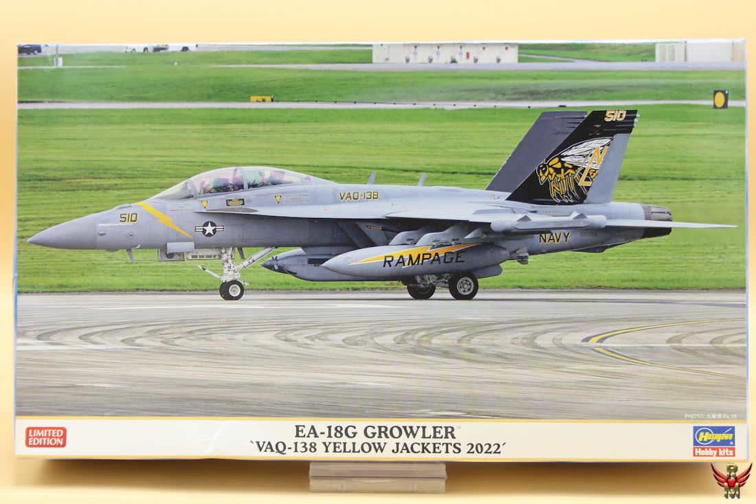 Hasegawa 1/72 EA-18G Growler VAQ-138 Yellow Jackets 2022