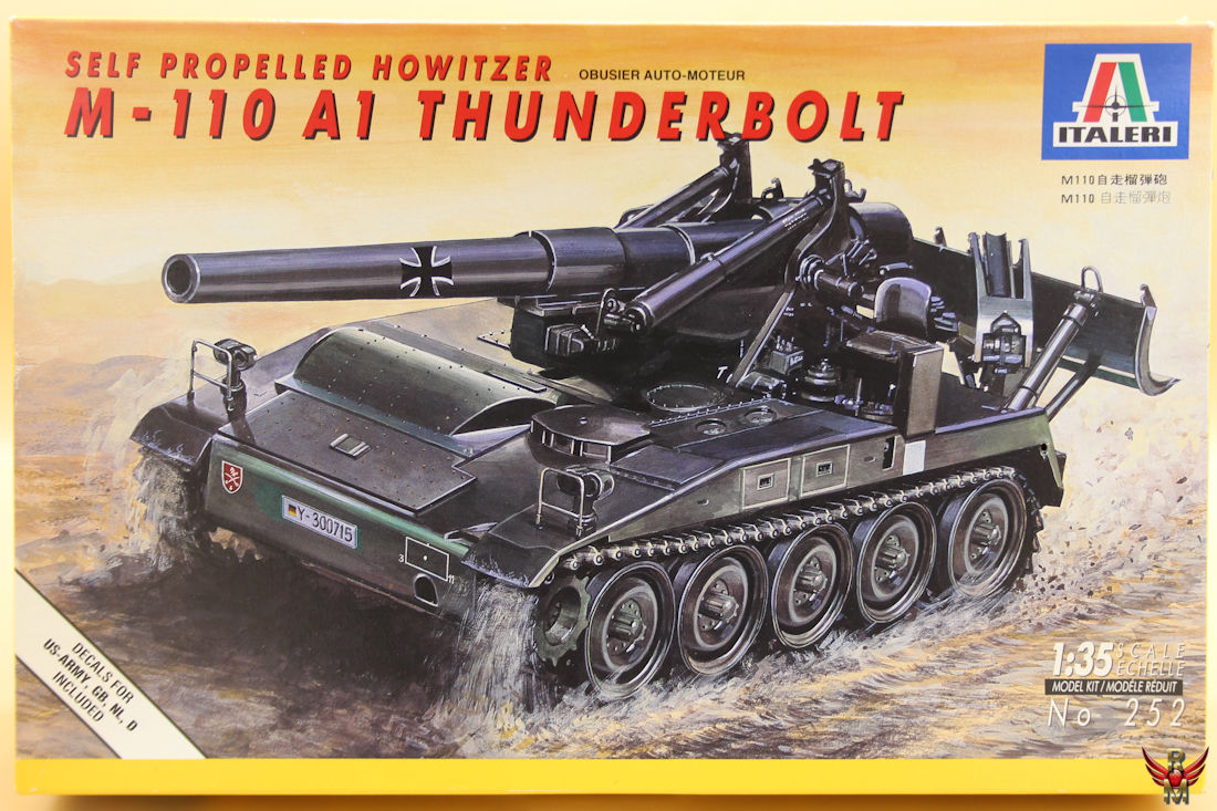 Italeri 1/35 Self Propelled Howitzer M-110A1 Thunderbolt