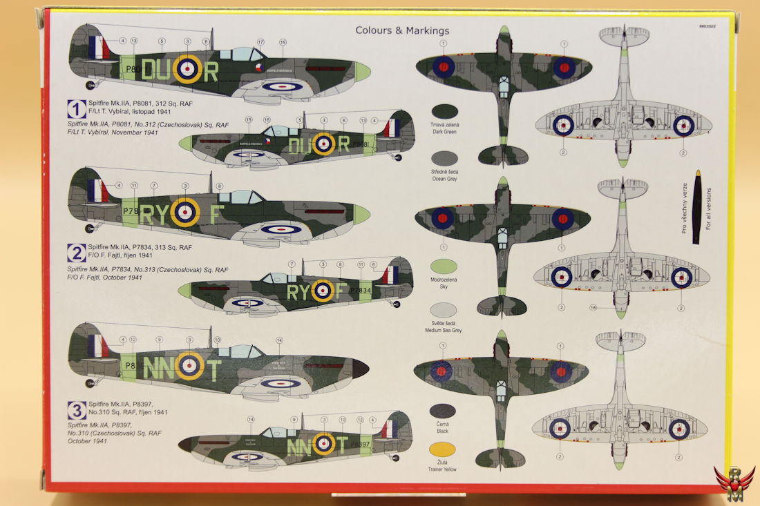 Kovozávody Prostějov 1/72 Supermarine Spitfire Mk IIa