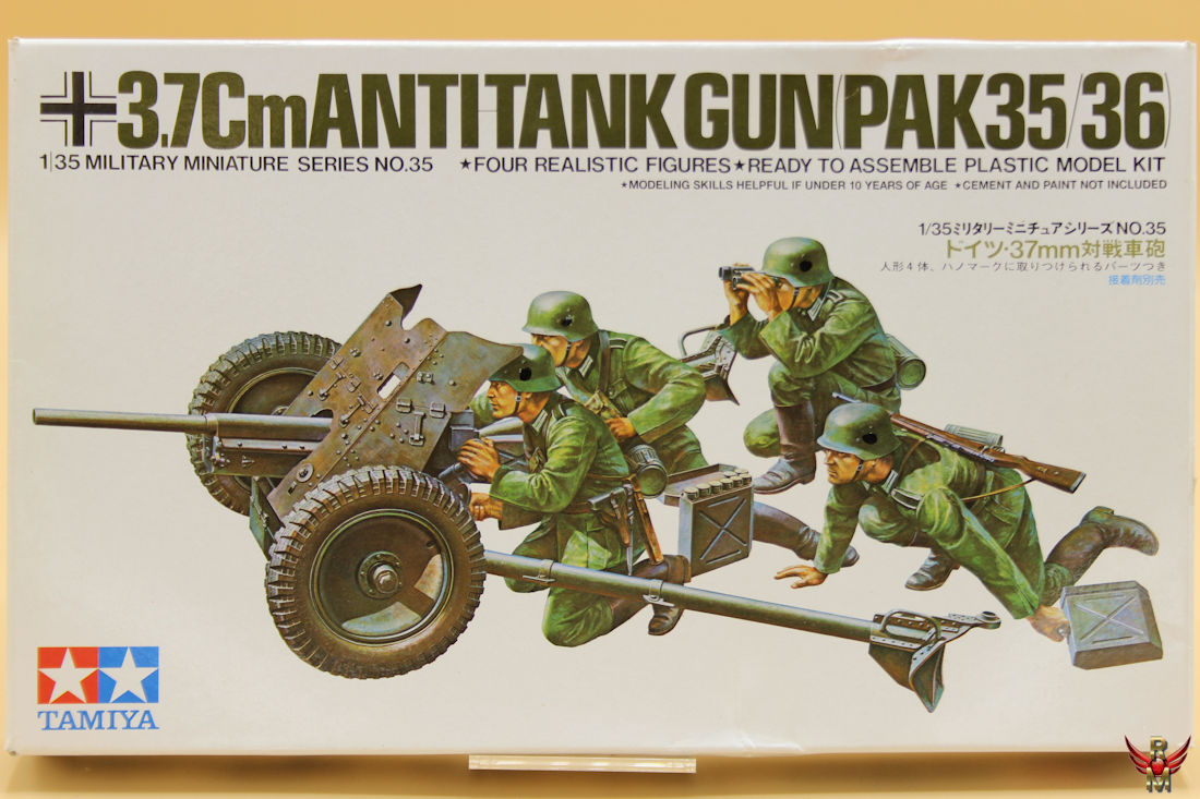 Tamiya 1/35 37mm Anti-Tank Gun PaK 35/36