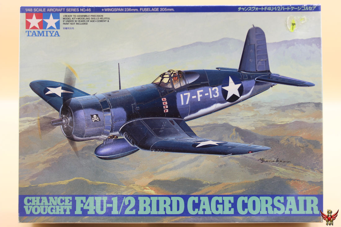 Tamiya 1/48 Chance Vought F4U-1/2 Bird Cage Corsair
