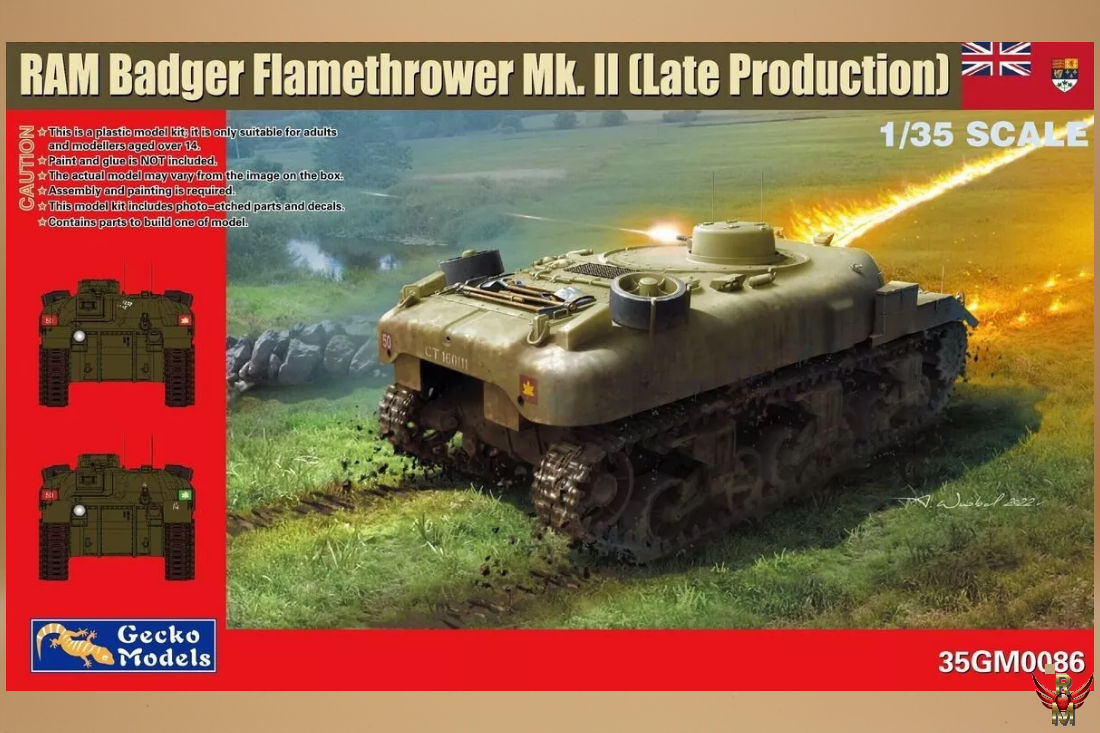 Gecko Models 1/35 RAM Badger Flamethrower Mk II (Late Production)