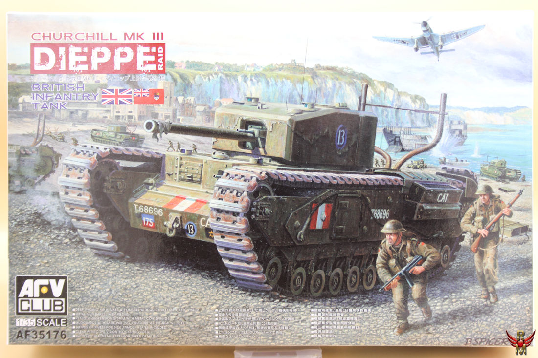 AFV Club 1/35 British Infantry Tank Churchill Mk III Dieppe Raid