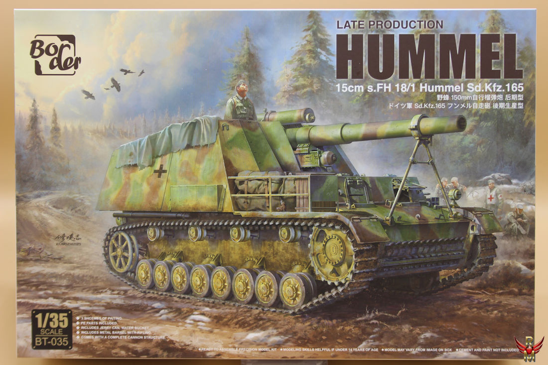 Border Model 1/35 Hummel 15cm s FH 18/1 Hummel Sd Kfz 165