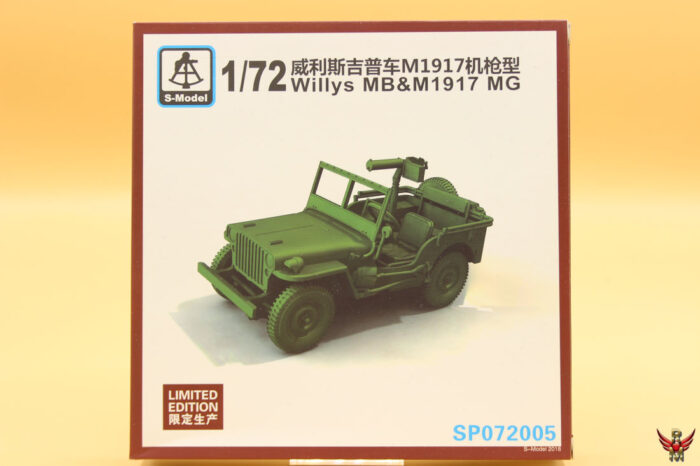 S-model 1/72 Willys MB and M1917 MG Limited Edition