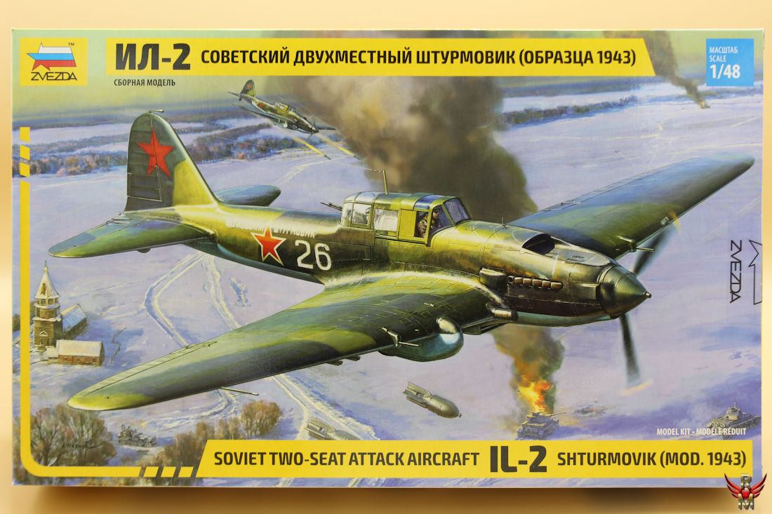 Zvezda 1/48 Soviet IL-2 Shturmovik (Mod 1943)