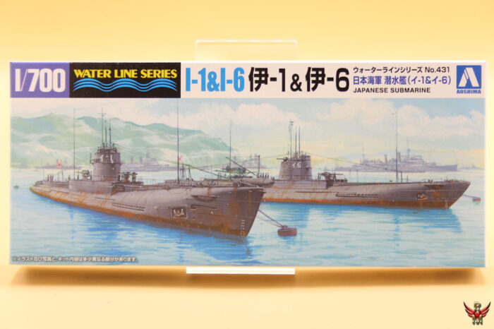 Aoshima 1/700 I-1 and I-6 Japanese Submarine water line series-