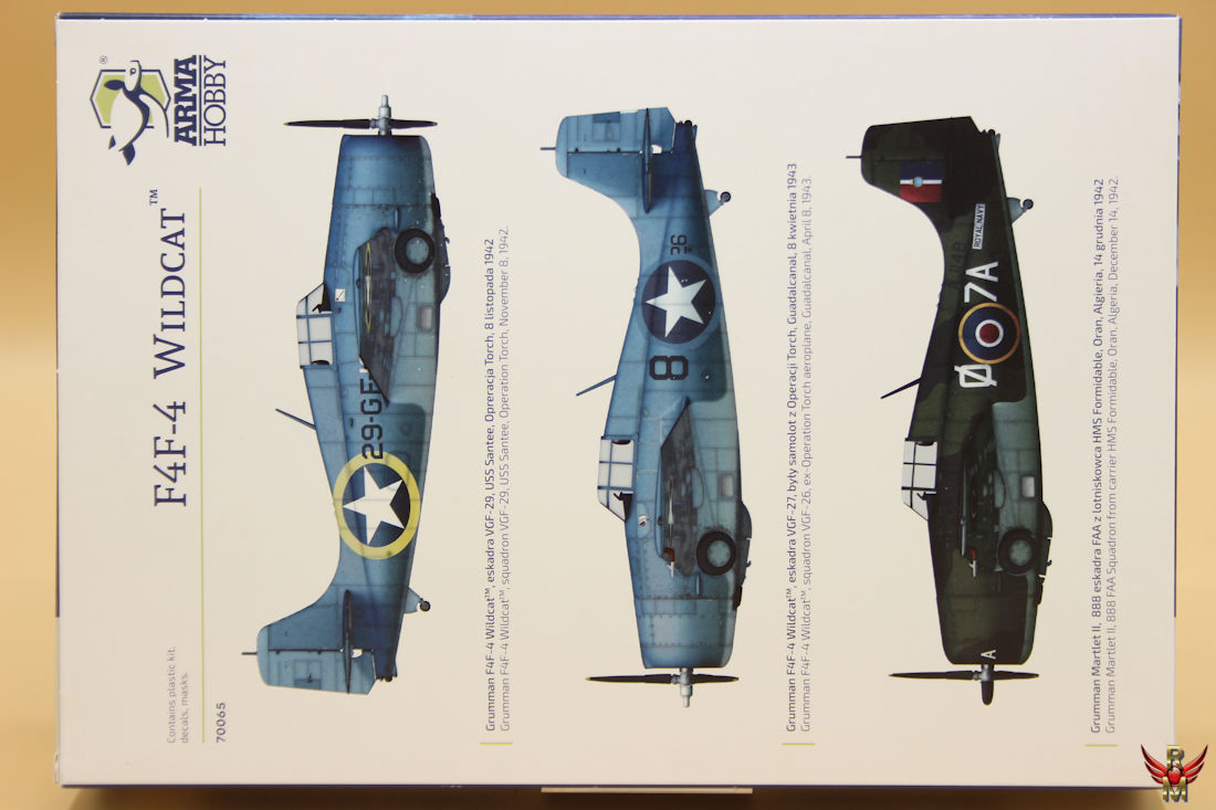 Arma Hobby 1/72 F4F-4 Wildcat Operation Torch