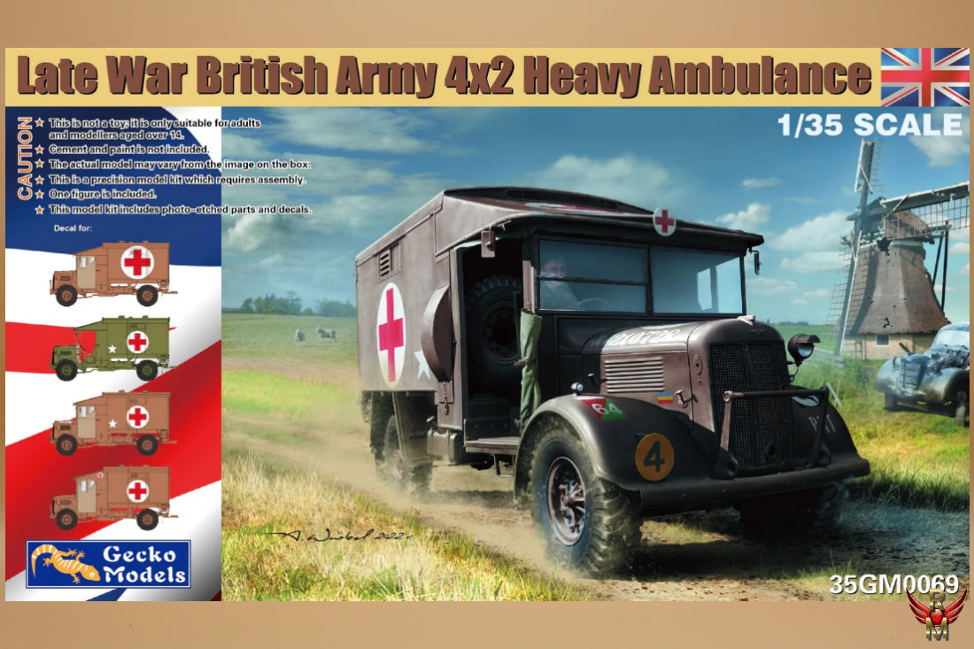 Gecko Models 1/35 Late War British Army 4x2 Heavy Ambulance