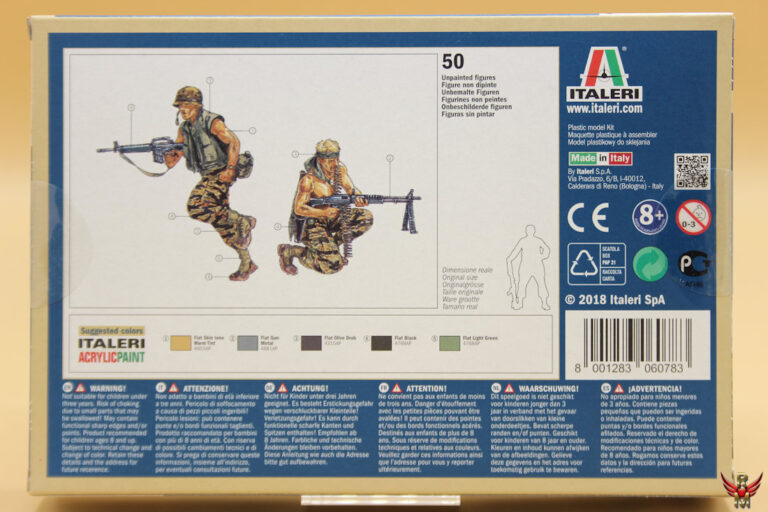 Figurines Guerre du Viêt Nam - Forces Spéciales américaines 1/72