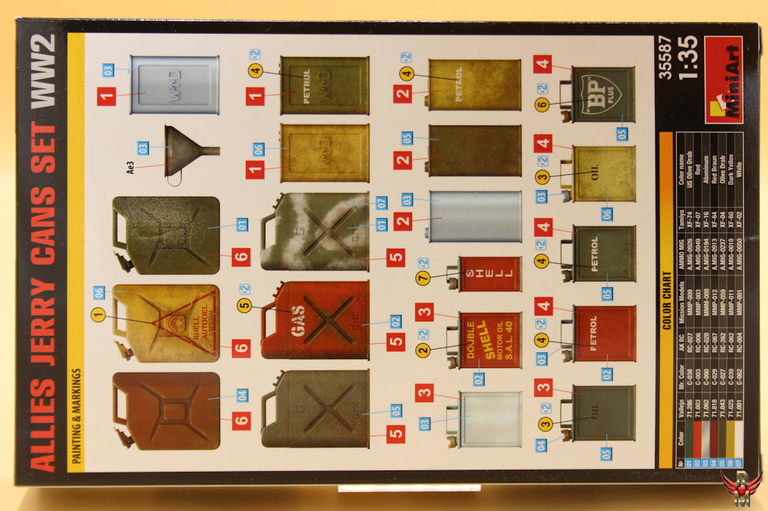 MiniArt 1/35 Allies Jerry Cans Set WW 2