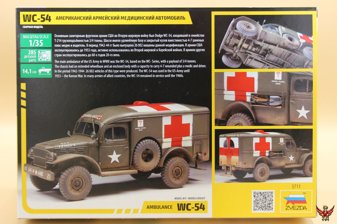 Zvezda 1/35 WC-54 Ambulance