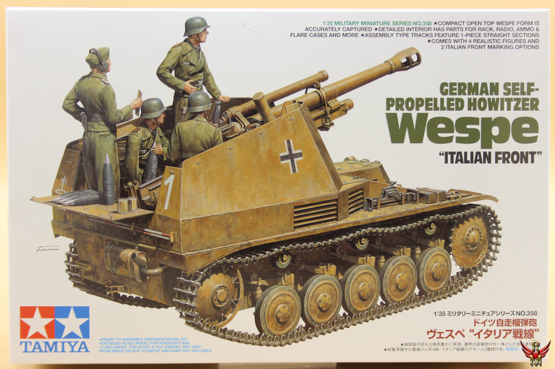Tamiya 1/35 German Self-Propelled Howitzer Wespe Italian Front