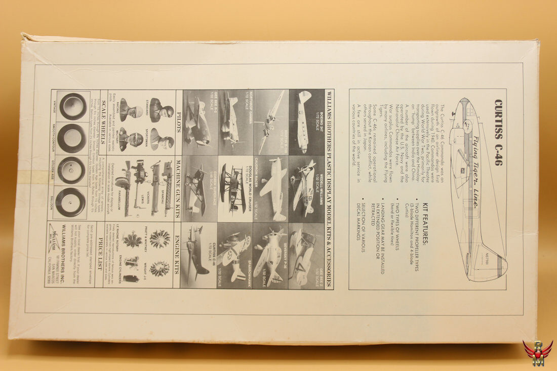Williams Bros Inc 1/72 Curtiss C-46