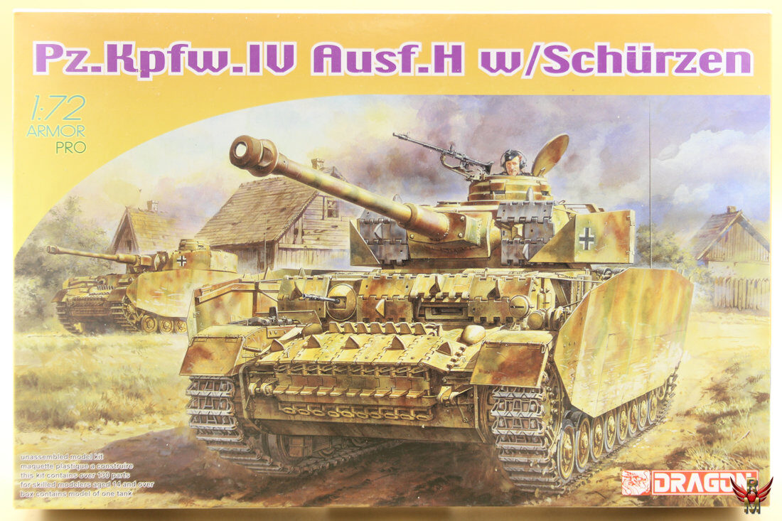 Dragon 1/72 Pz Kpfw IV Ausf H with Schürzen