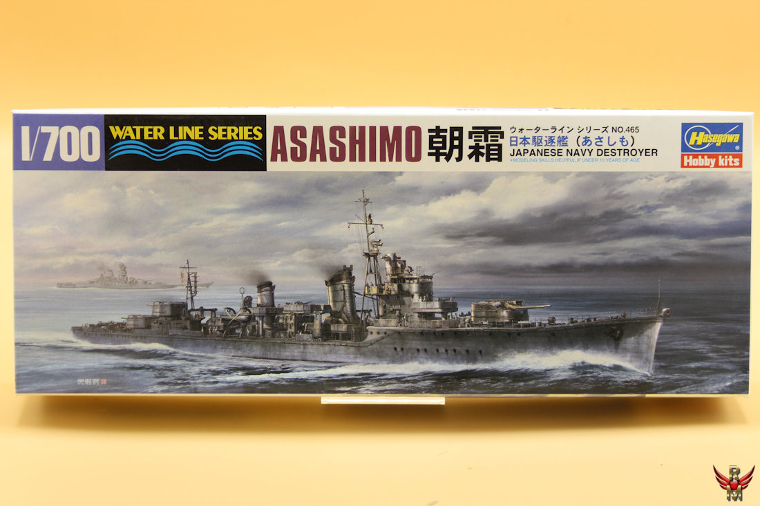 Hasegawa 1/700 Asashimo Japanese Navy Destroyer water line series