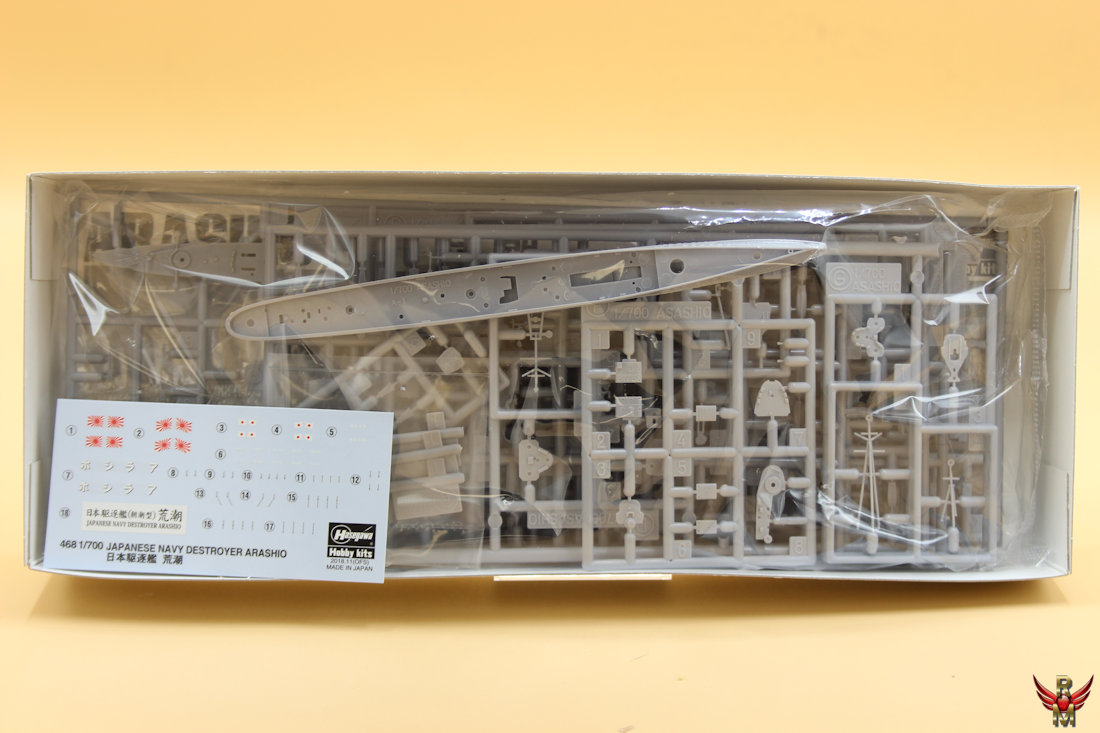 Hasegawa 1/700 Arashio Japanese Navy Destroyer water line series