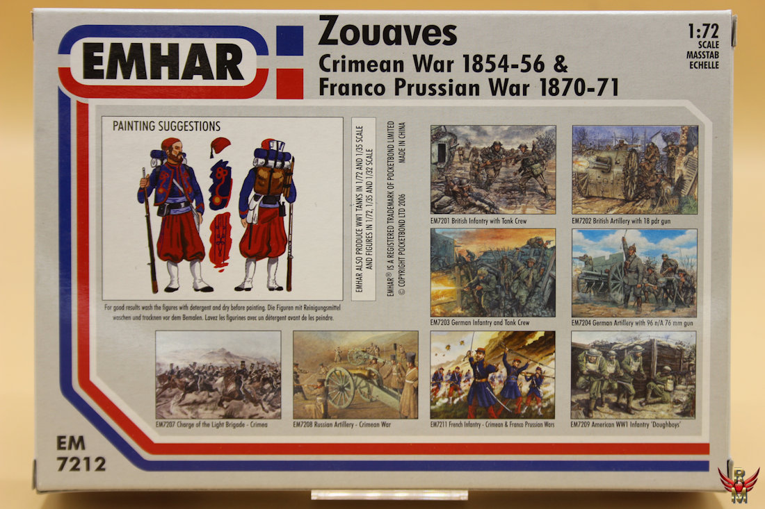 EMHAR 1/72 Zouaves