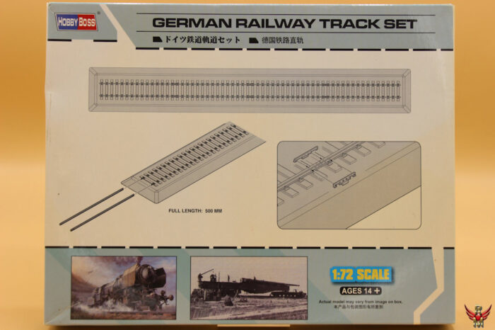 Model Bouw Rails Rowasp ModelbouwHobbyBoss 1/72 German Railway Track Set - Rowasp Modelbouw