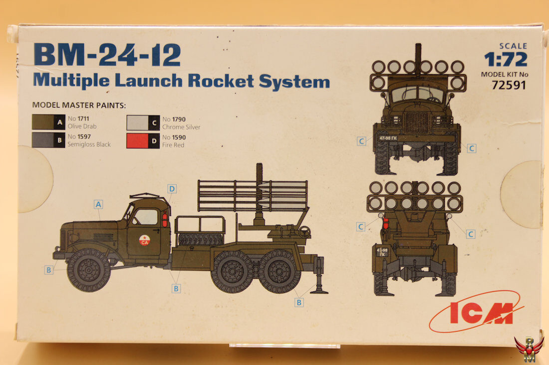 Rowasp ModelbouwICM 1/72 BM-24-12 Multiple Launch Rocket System ...