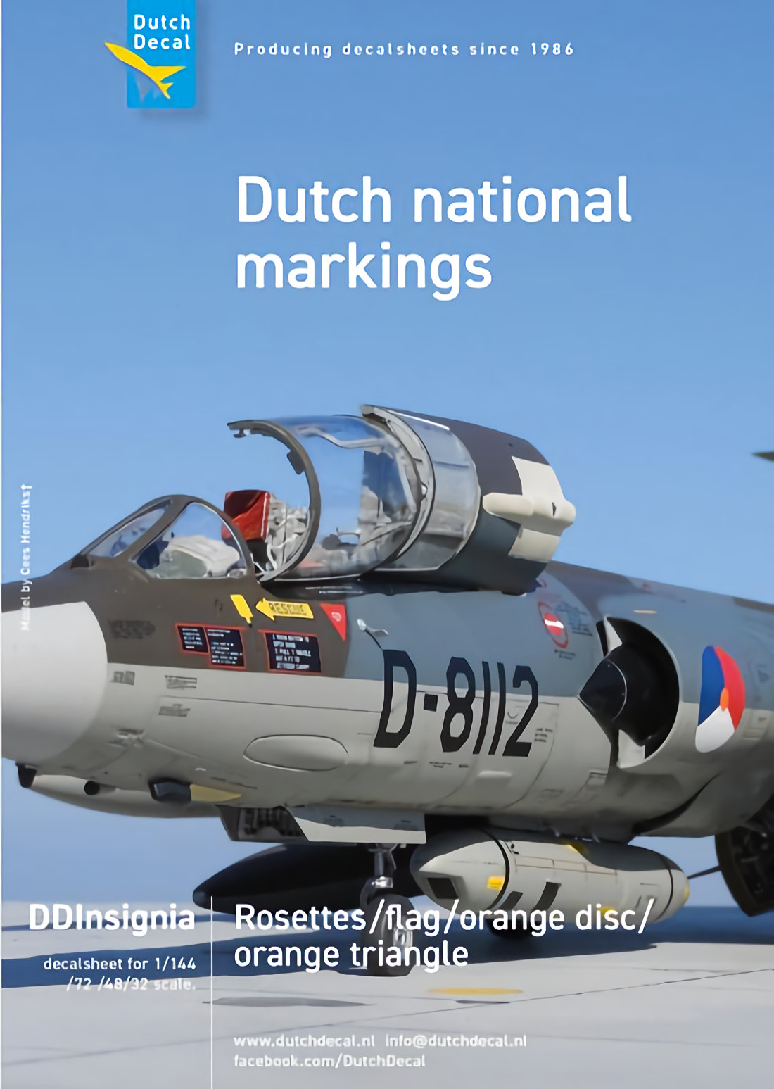 Dutch Decal 1/144/72/48/32 Dutch national markings