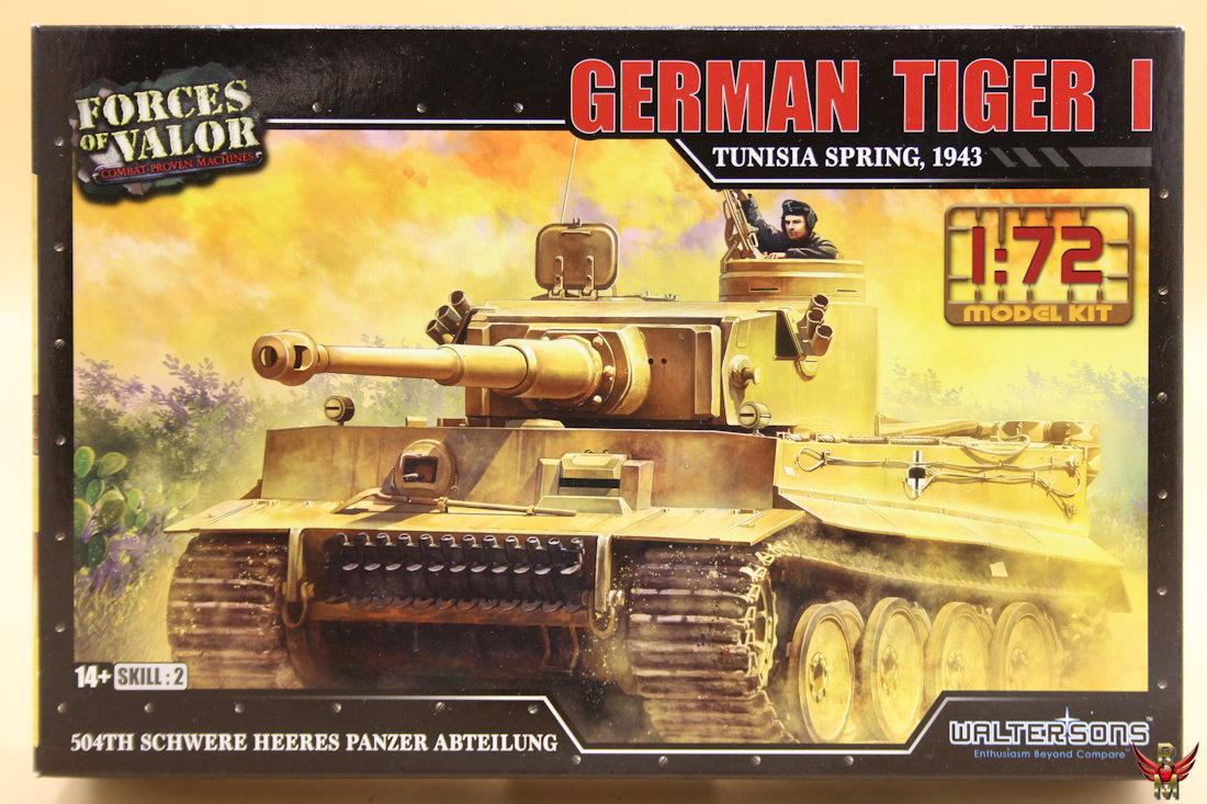 Forces of Valor 1/72 German Tiger I Tunisia Spring 1943