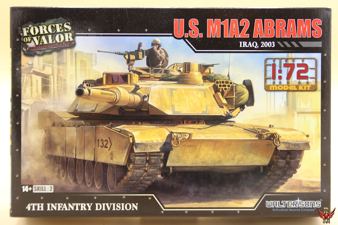 Forces of Valor 1/72 US M1A2 Abrams Iraq 2003