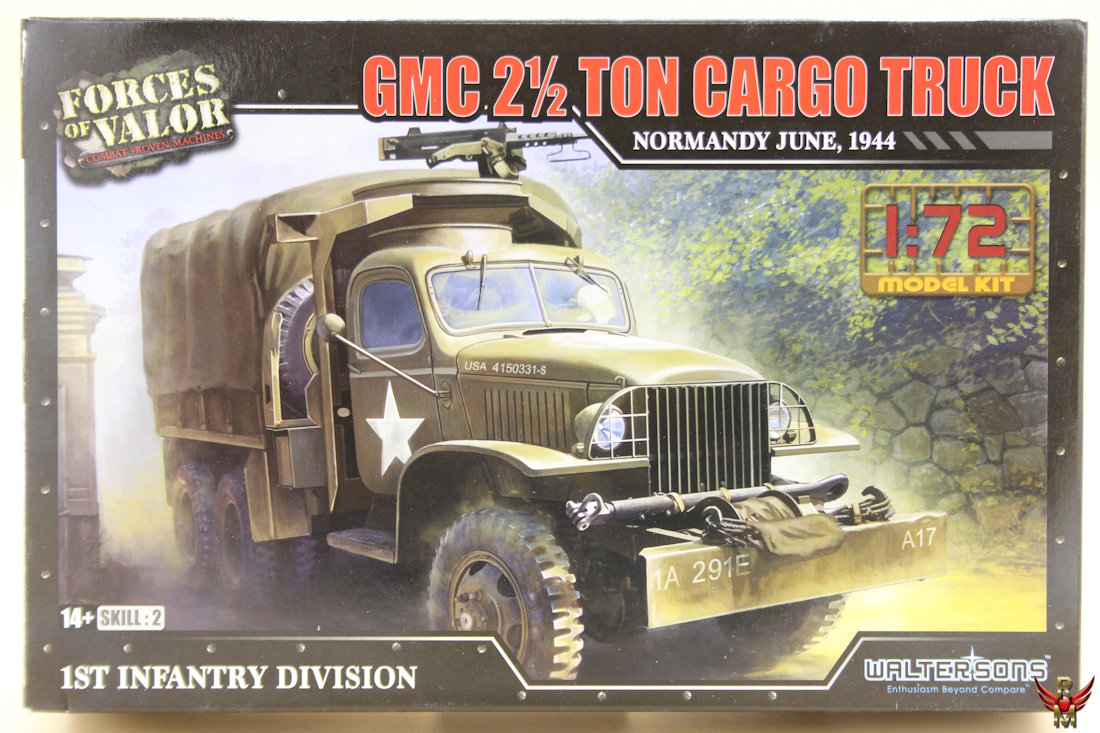 Forces of Valor 1/72 GMC 2 1/2 Ton Cargo Truck Normandy June 1944