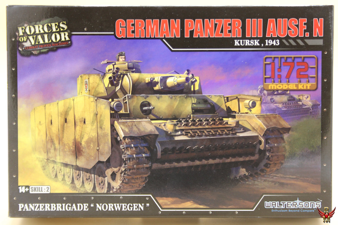 Forces of Valor 1/72 German Panzer III Ausf N