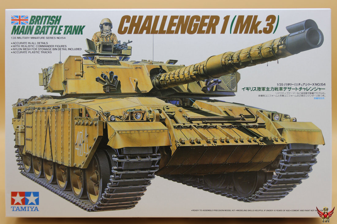 Tamiya 1/35 British main battle tank Challenger 1 Mk 3