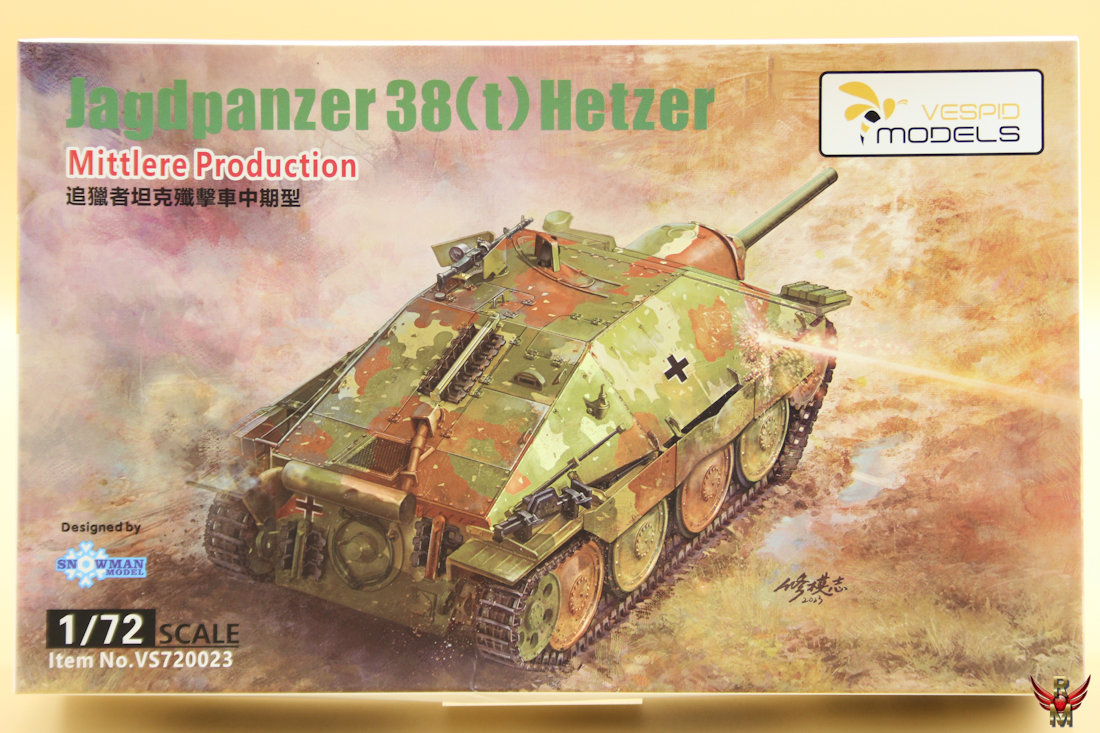 VESPID Models 1/72 Jagdpanzer 38(t) Hetzer Mittlere Production