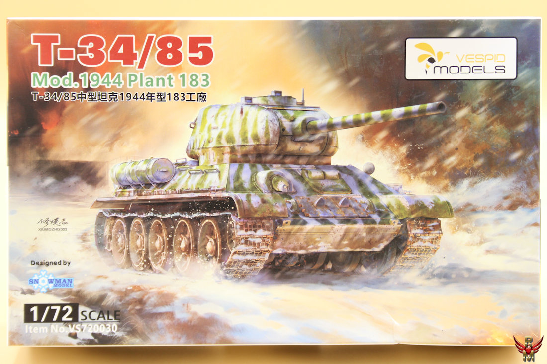VESPID Models 1/72 T-34/85 Model 1944 Plant 183