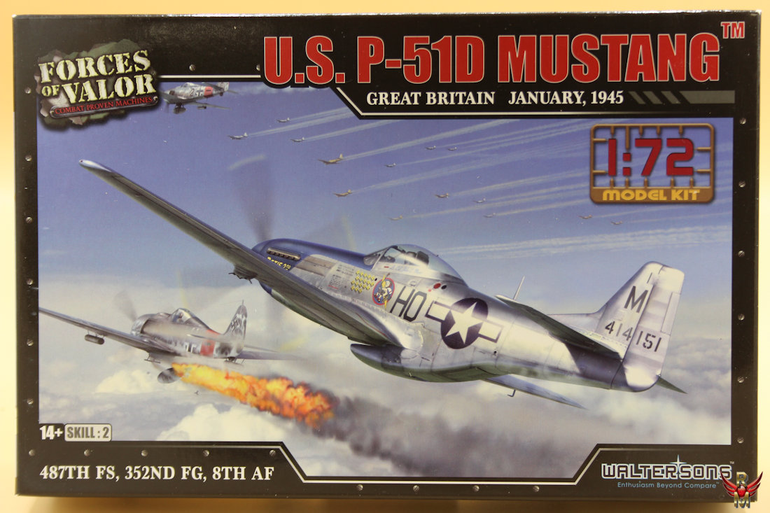 Forces of Valor 1/72 US P-51D Mustang Great Britain January 1945