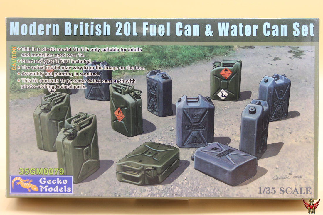 Gecko Models 1/35 Modern British 20L Fuel Can and Water Can Set