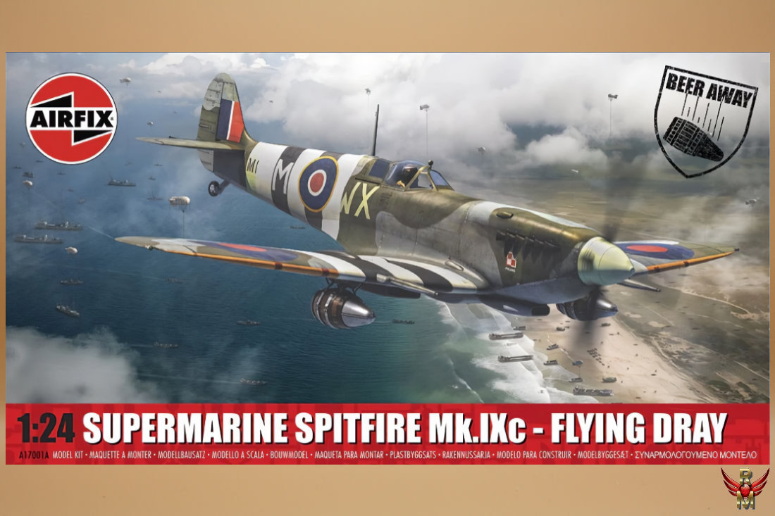 Airfix 1/24 Supermarine Spitfire Mk IXc Flying Dray