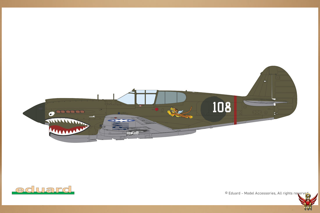 Eduard 1/48 P-40E Warhawk ProfiPack