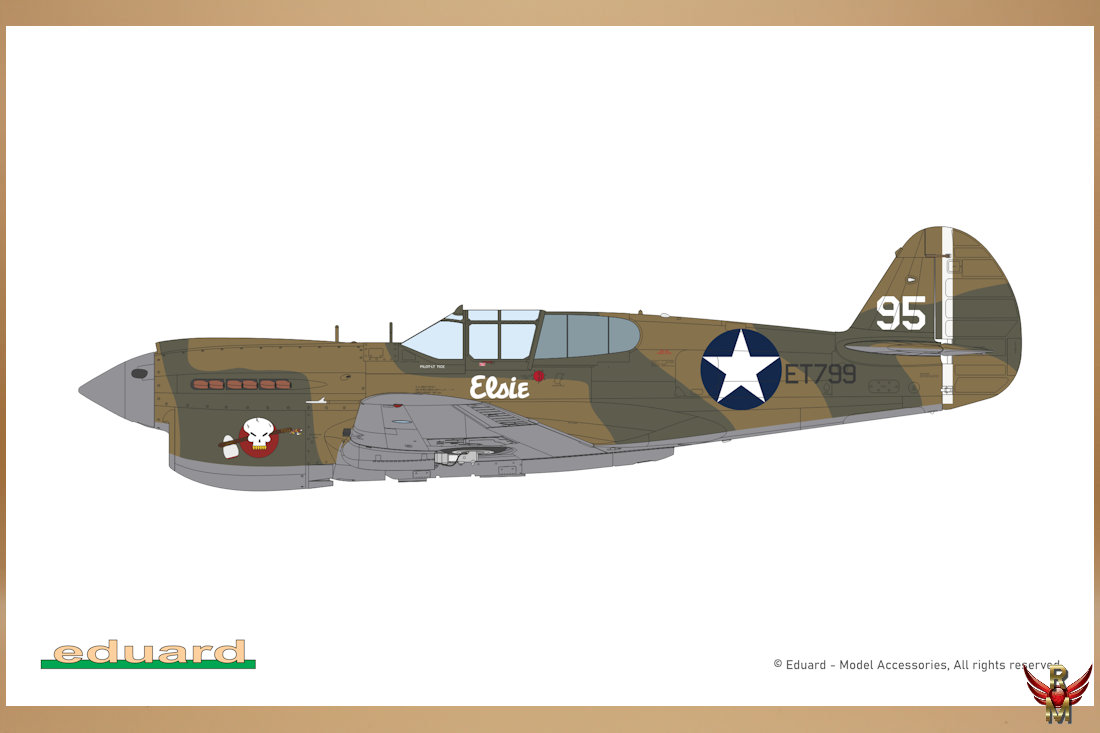 Eduard 1/48 P-40E Warhawk ProfiPack