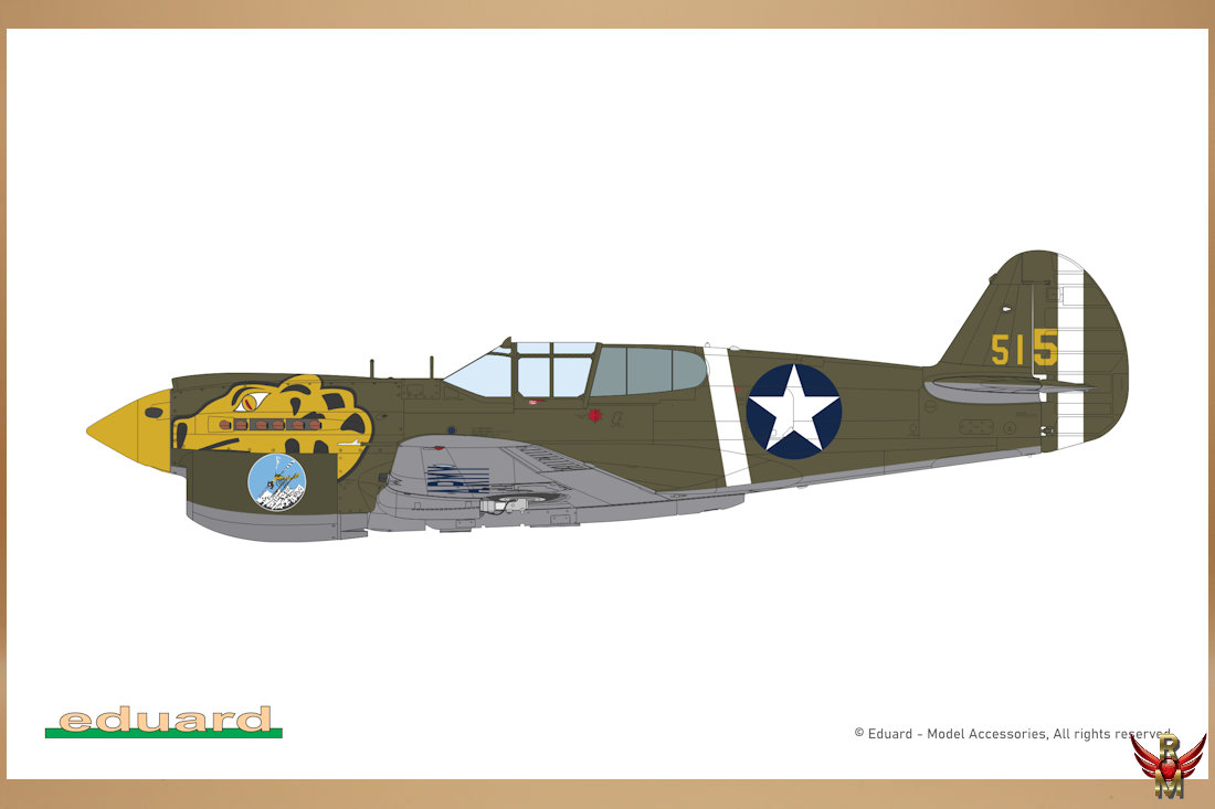 Eduard 1/48 P-40E Warhawk ProfiPack