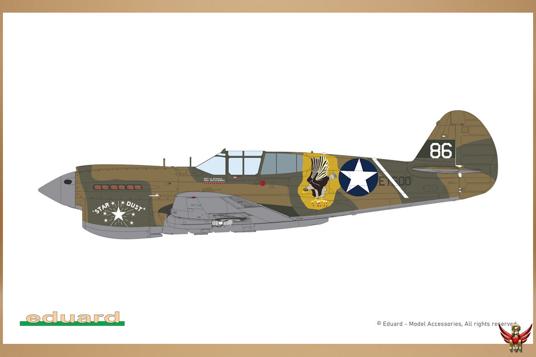 Eduard 1/48 P-40E Warhawk ProfiPack