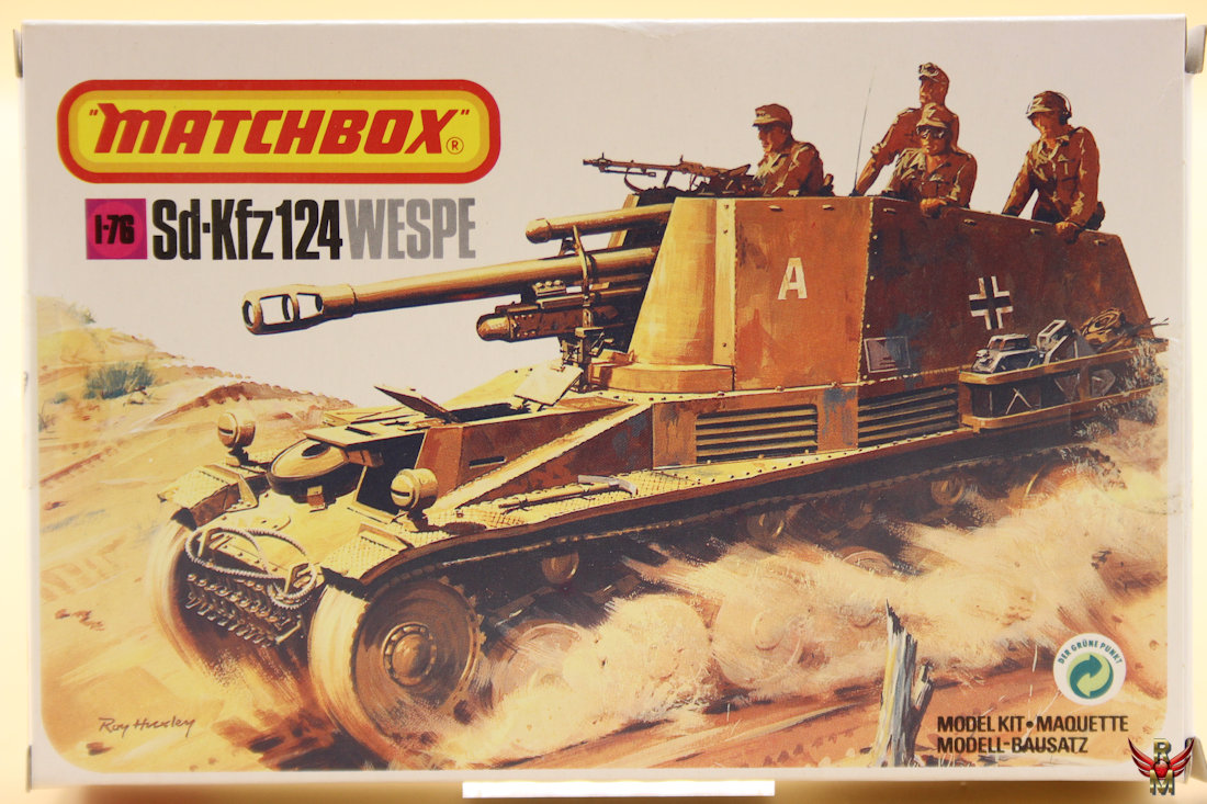 Matchbox 1/76 Sd Kfz 124 Wespe-
