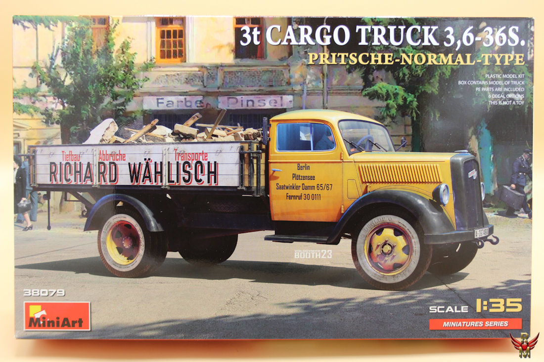 MiniArt 1/35 3t Cargo Truck 3,6-36S Pritsche Normal Type