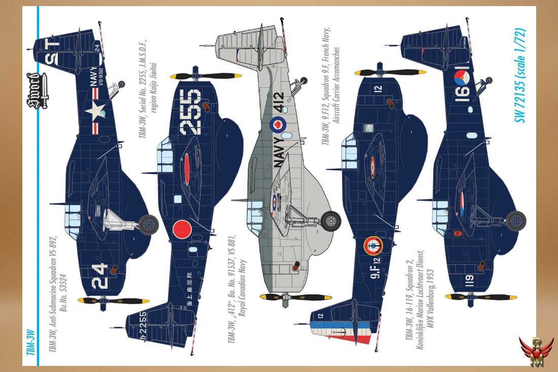 Sword 1/72 TBM-3W Guppy