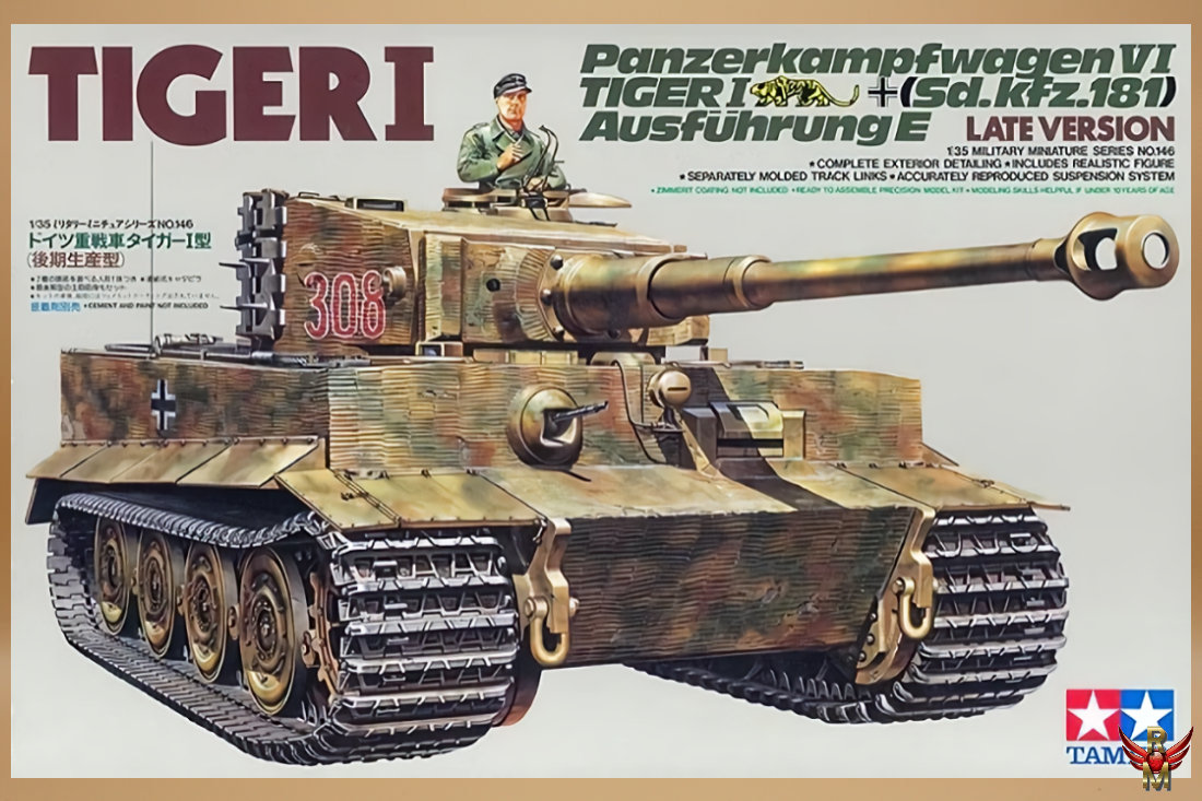 Tamiya 1/35 Tiger I Pz Kpfw VI Ausf E Sd Kfz 181 Late Version