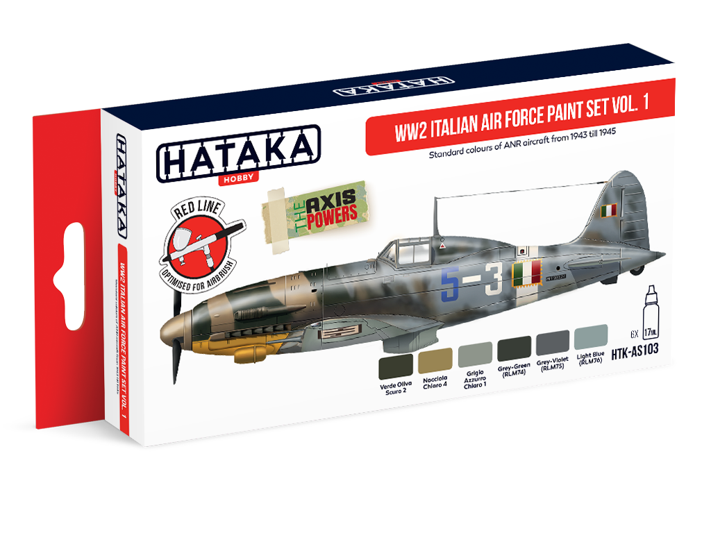 HATAKA AS103 WW2 Italian Air Force Paint set Vol 1