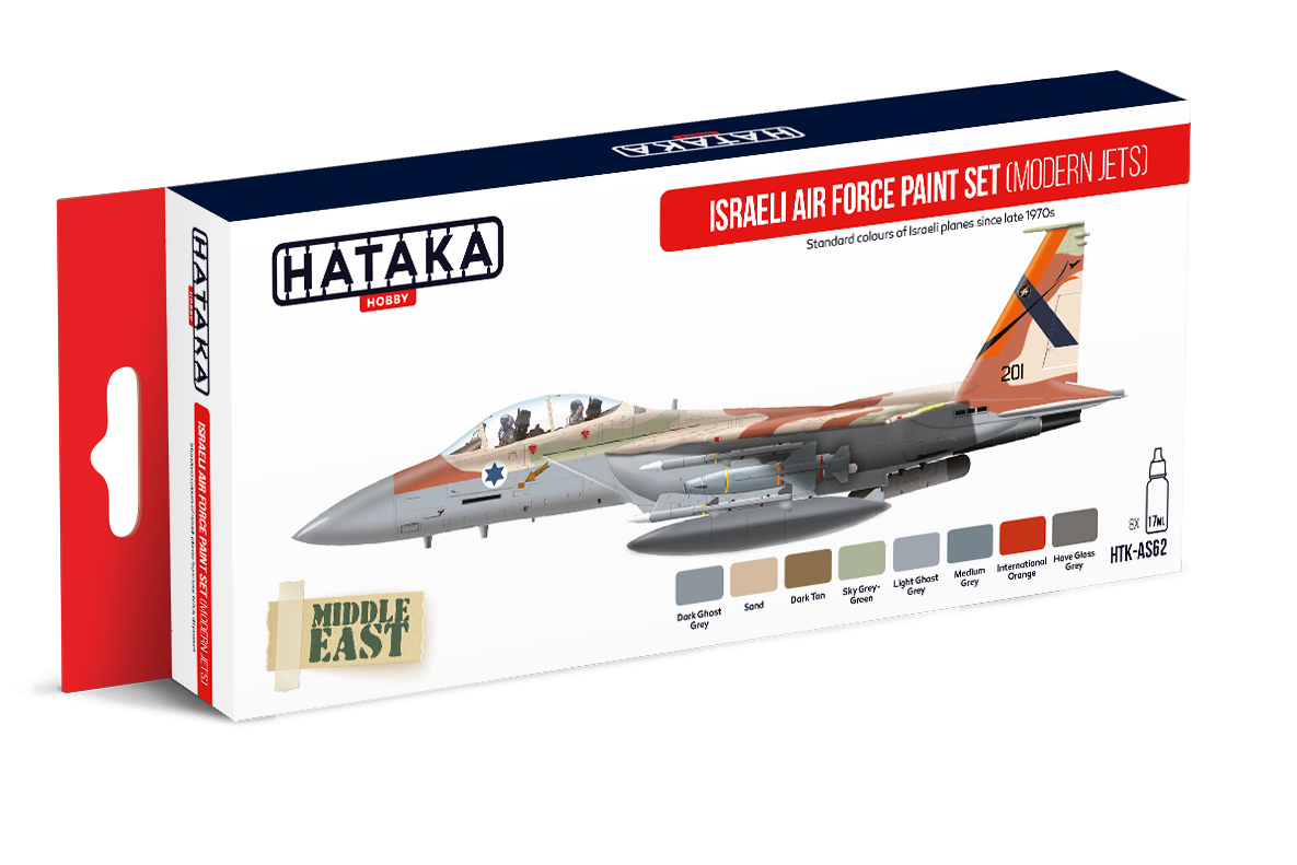 HATAKA AS62 Israeli Air Force paint set (modern jets)
