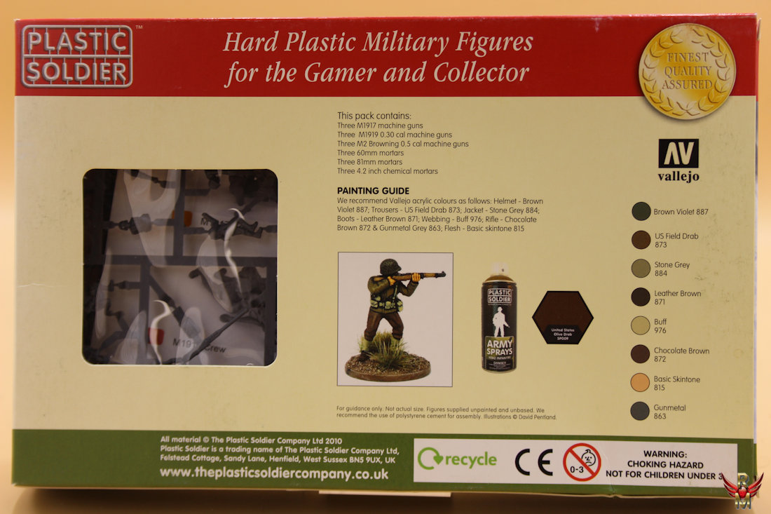 Plastic Soldier 1/72 US Infantry Heavy Weapons