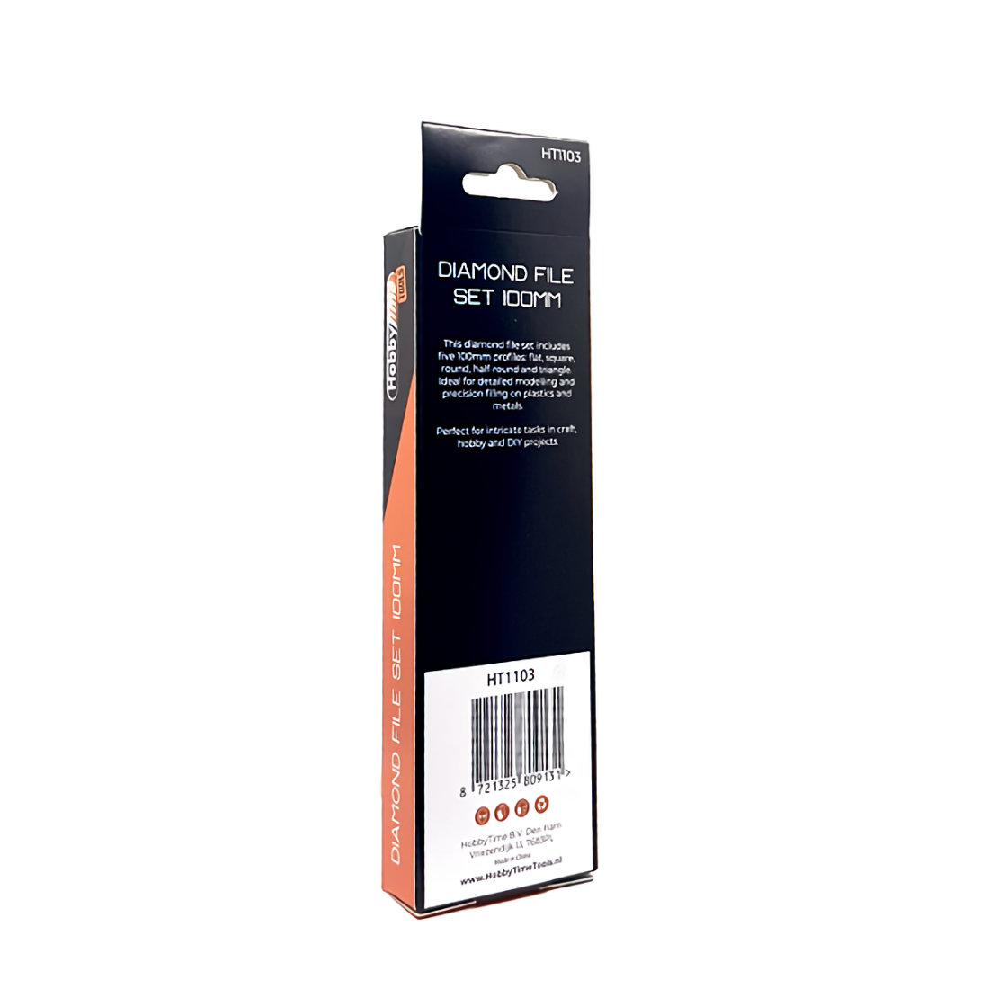 HobbyTime Tools DIAMOND FILE SET 100MM – 5 PRECISION PIECES